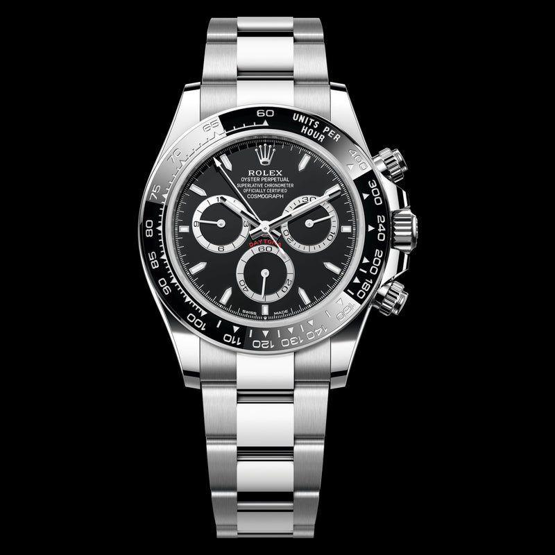 Rolex Cosmograph Daytona 126500LN: Stainless Steel, Black Dial