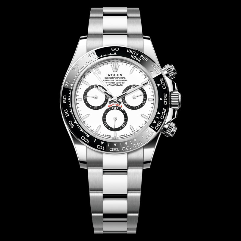 Rolex Cosmograph Daytona 126500LN: Stainless Steel, White Dial, Oyster Bracelet