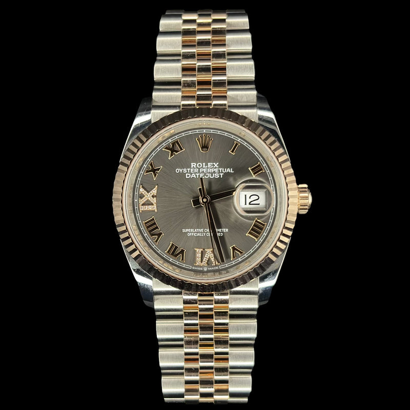 Pre-Owned Rolex Datejust 41 126331, Two-Tone Everose, Diamond Dial