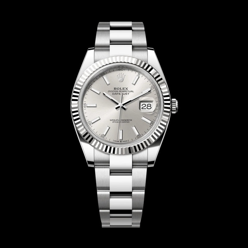 Rolex Datejust 41 126334: Oystersteel & White Gold, Silver Dial, Oyster Bracelet