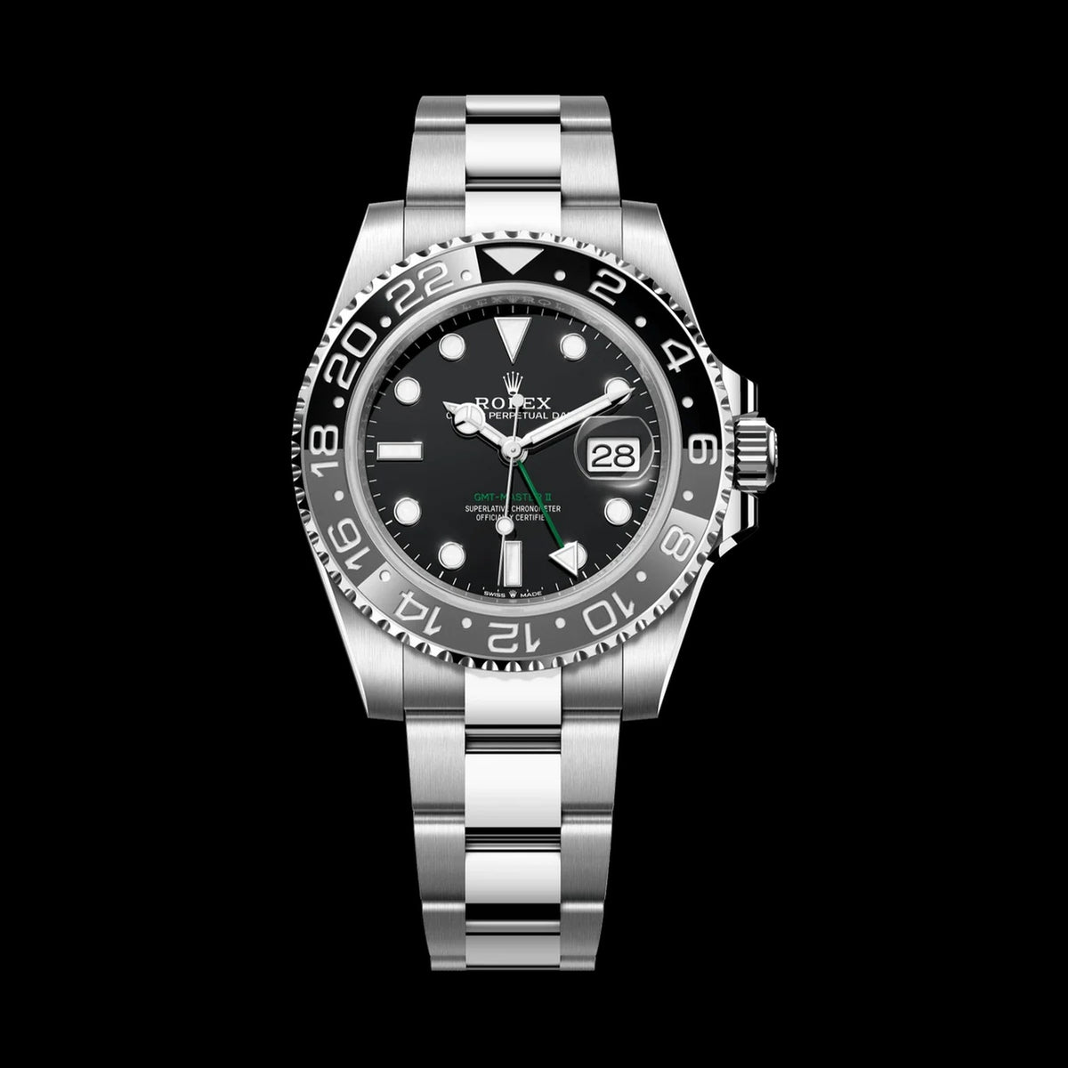 Rolex GMT-Master II 126710BLNR: Oystersteel, Black & Blue Bezel, Jubilee Bracelet