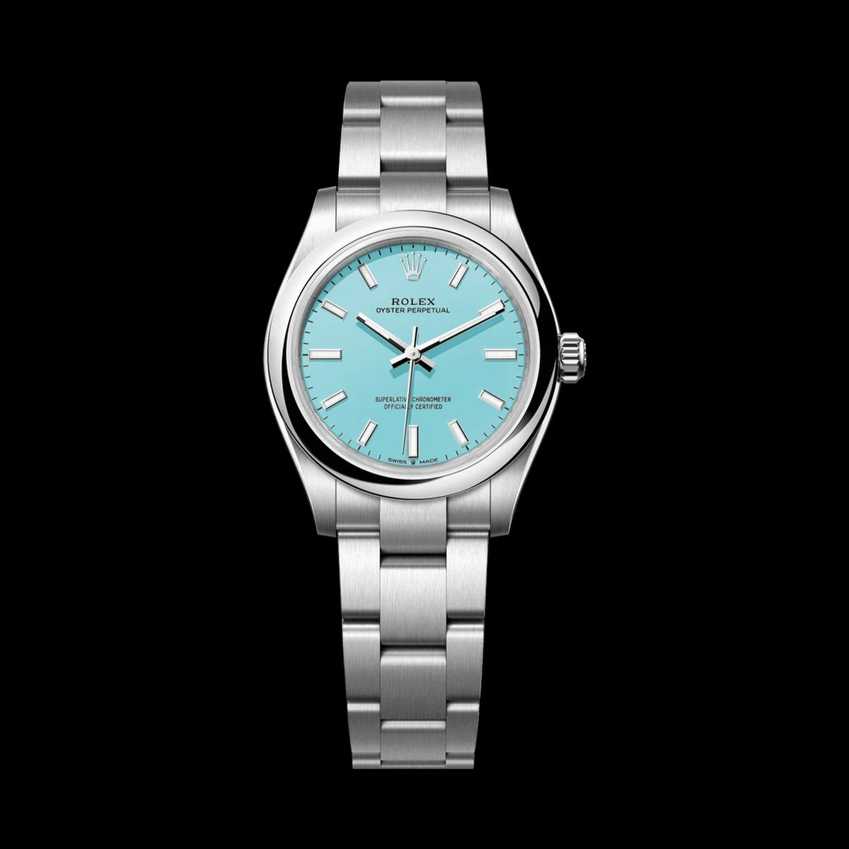 Rolex Oyster Perpetual 31 277200: Turquoise Blue Dial
