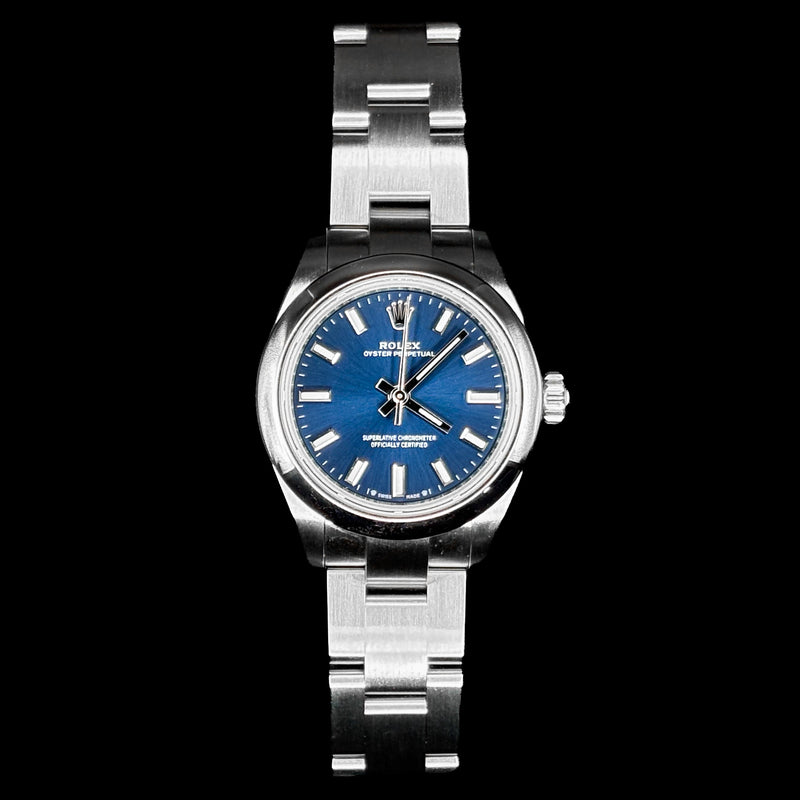 Pre-Owned Rolex Oyster Perpetual 31 277200, Blue Dial