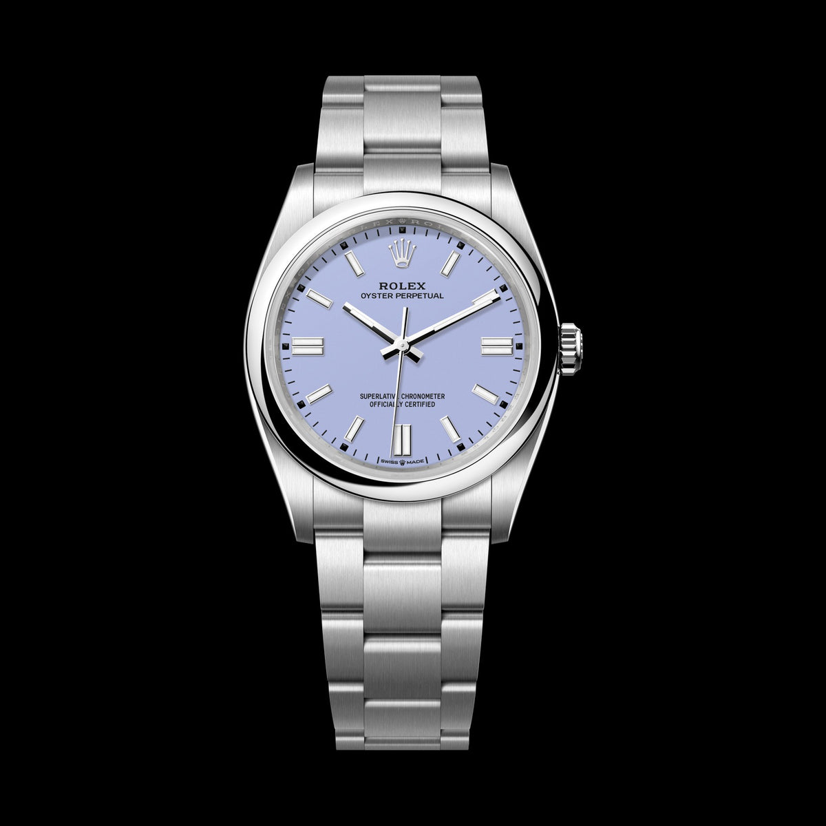Rolex Oyster Perpetual 36mm 126000-0013: Oystersteel, Lavender Dial, Oyster Bracelet