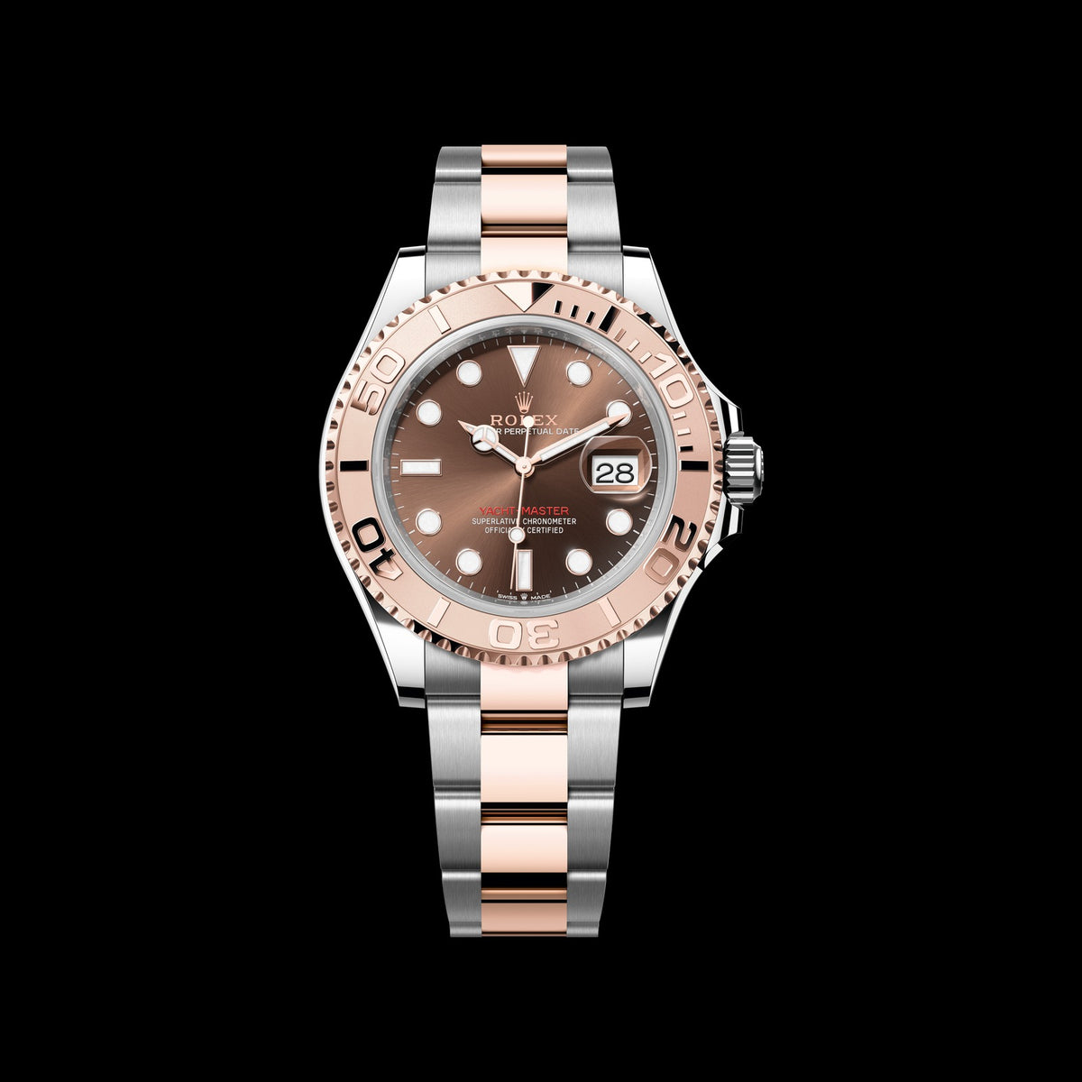 Rolex Yacht-Master 40mm 126621-0001: Oystersteel & Everose Gold, Chocolate Dial, Oyster Bracelet