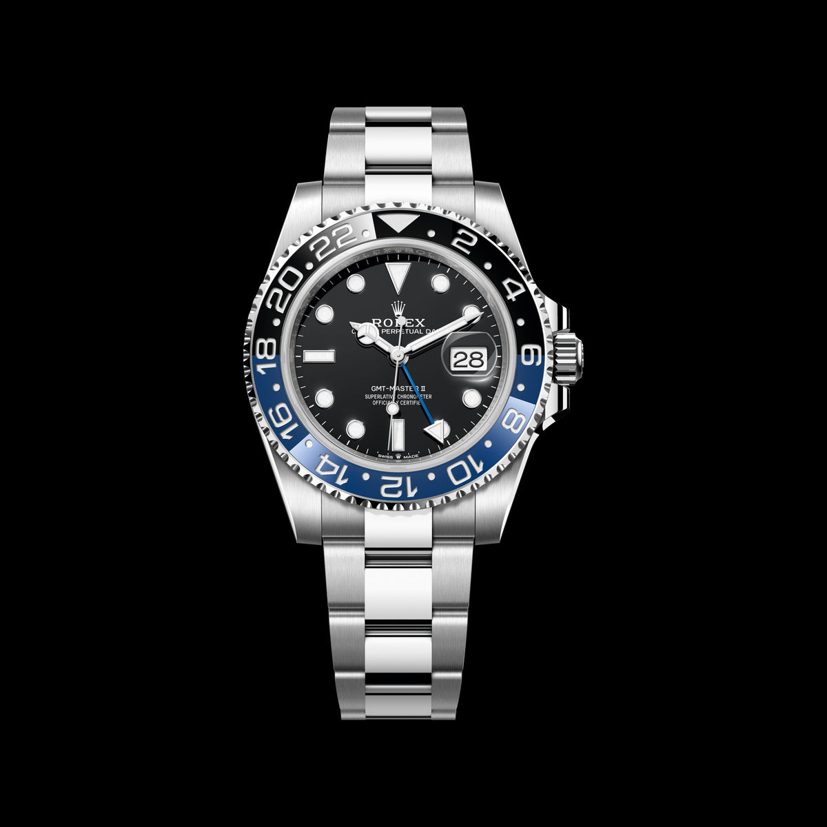 Rolex GMT-Master II 40mm 126710BLNR-0003: Oystersteel, Black Dial, Oyster Bracelet