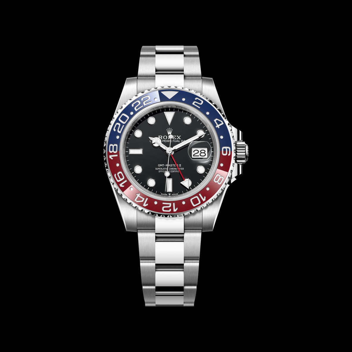 Rolex GMT-Master II 40mm 126710BLRO-0002: Oystersteel, Black Dial, Oyster Bracelet