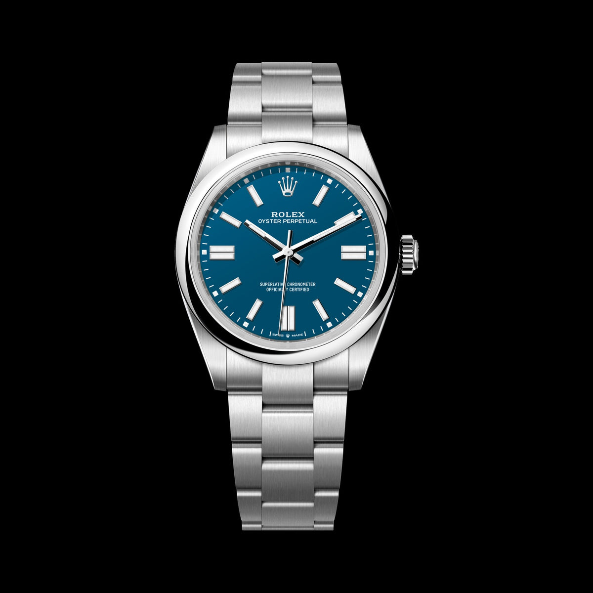 Rolex Oyster Perpetual 41mm 134300-0009: Oystersteel, Blue Dial, Oyster Bracelet