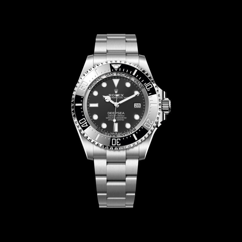 Rolex Deepsea 44mm 136660-0006: Oystersteel, Intense Black Dial, Oyster Bracelet