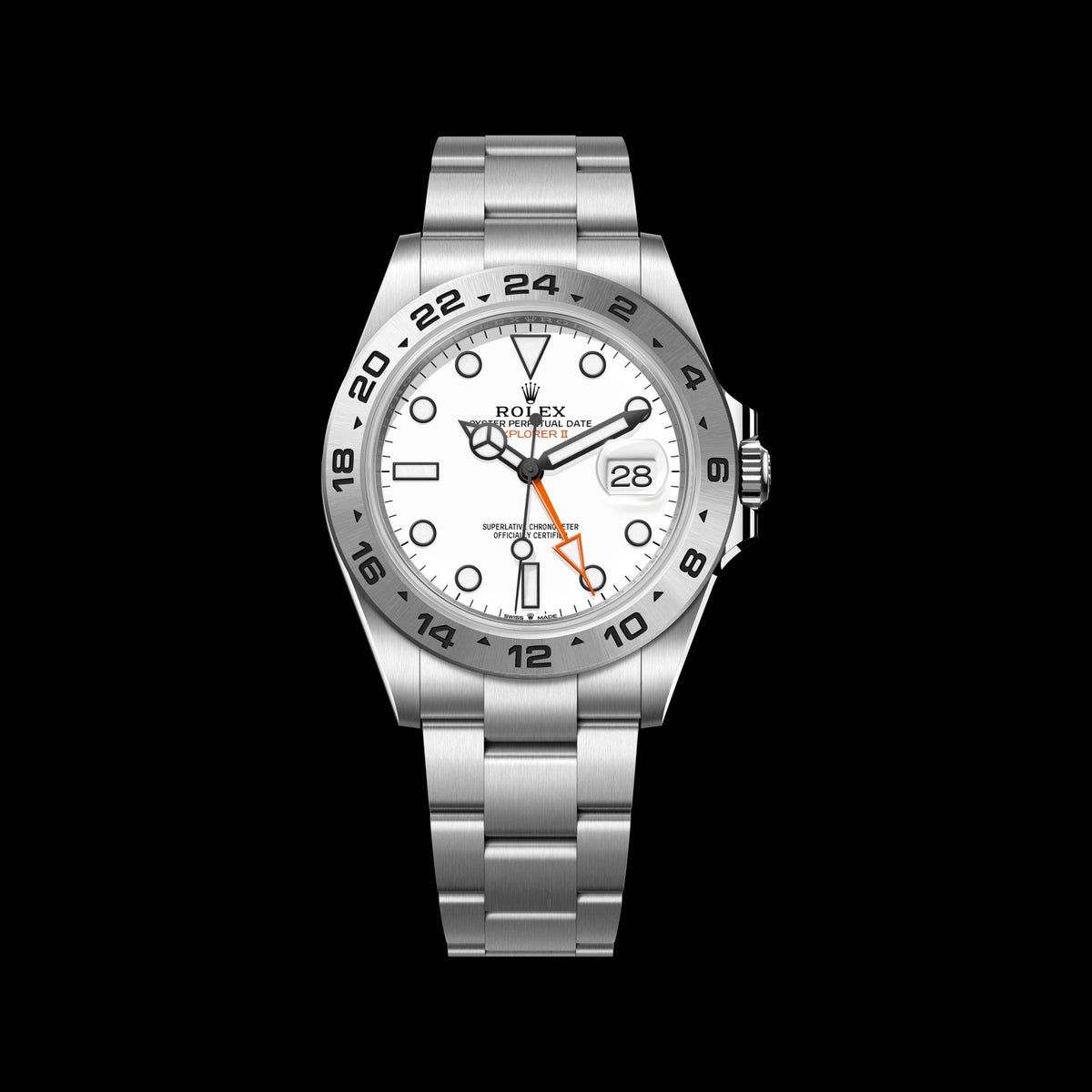 Rolex Explorer II 42mm 226570-0001: Oystersteel, Polar White Dial, Oyster Bracelet