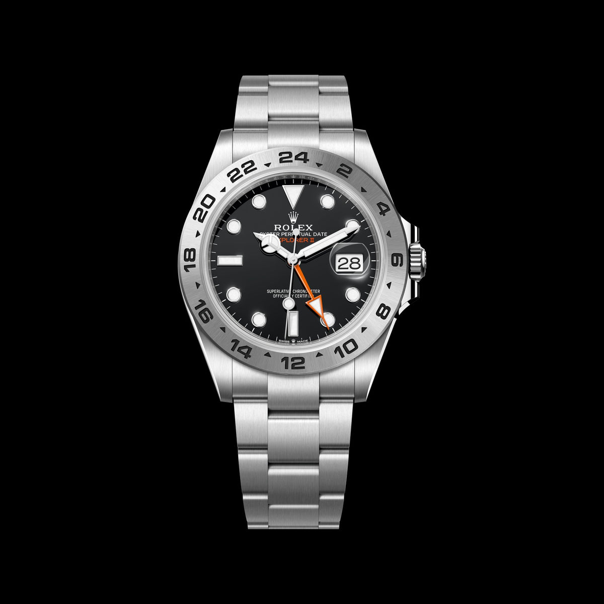 Rolex Explorer II 42mm 226570-0002: Oystersteel, Black Dial, Oyster Bracelet