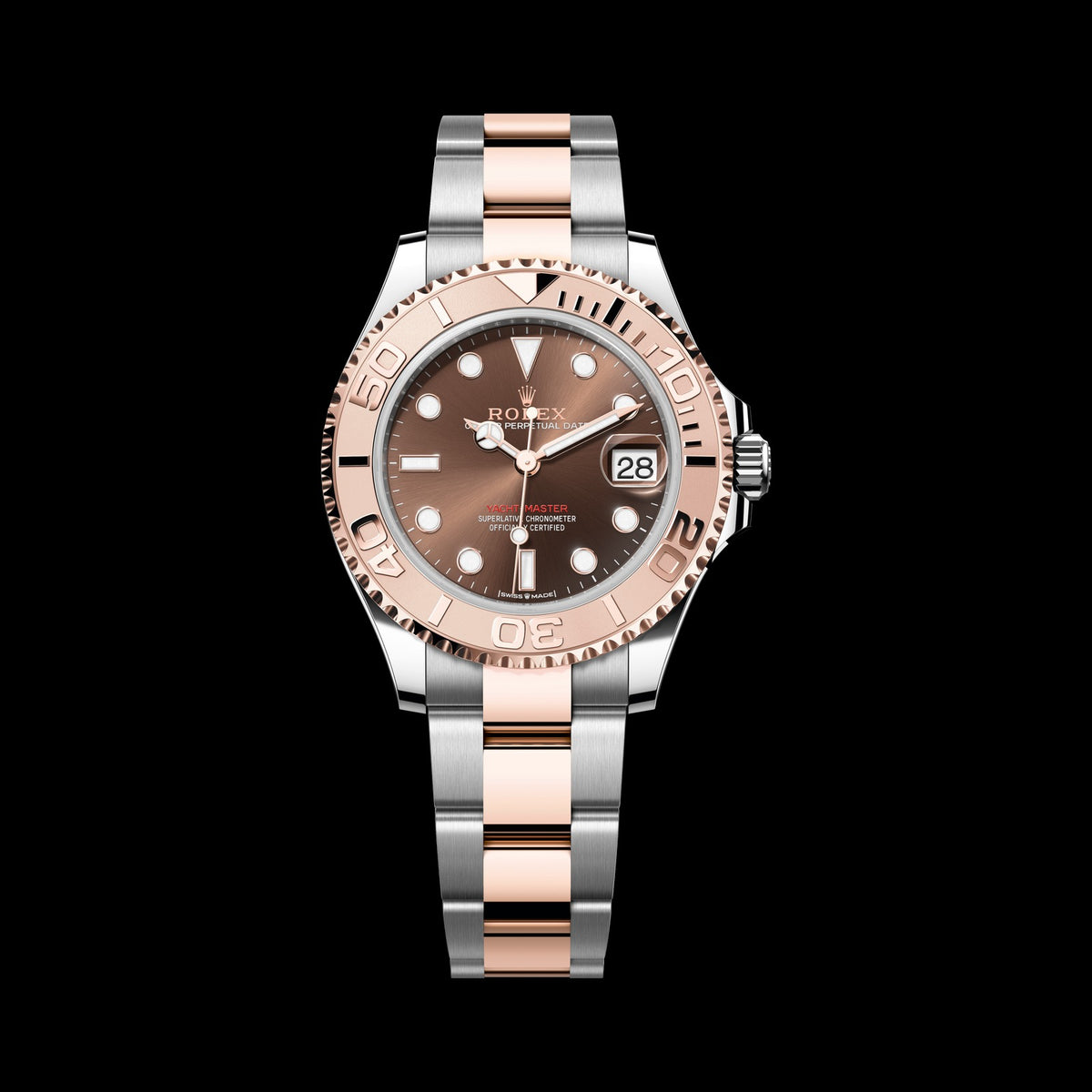Rolex Yacht-Master 37mm 268621-0003: Oystersteel & Everose Gold, Chocolate Dial, Oyster Bracelet
