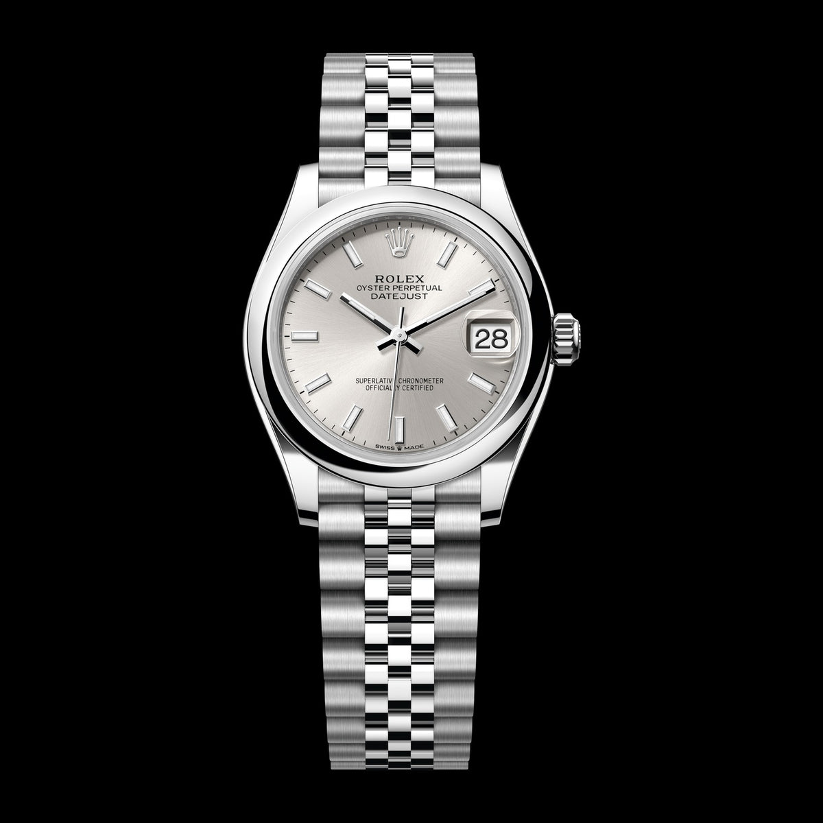 Rolex Datejust 31mm 278240-0006: Oystersteel, Silver Dial, Jubilee Bracelet