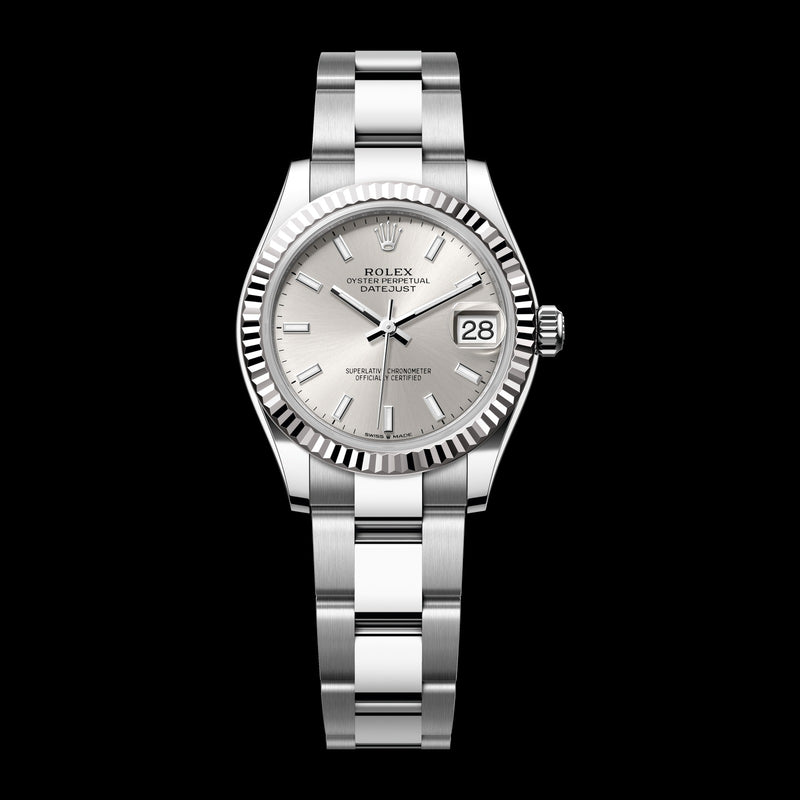 Rolex Datejust 31mm 278274-0011: Oystersteel & 18k White Gold, Silver Dial, Oyster Bracelet