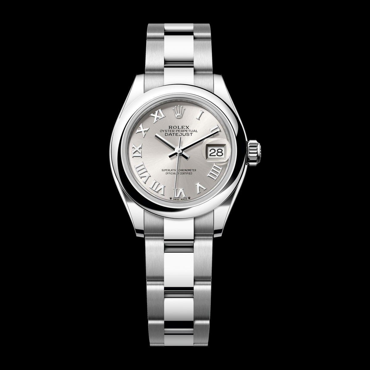 Rolex Lady-Datejust 28mm 279160-0008: Oystersteel, Silver Dial, Oyster Bracelet
