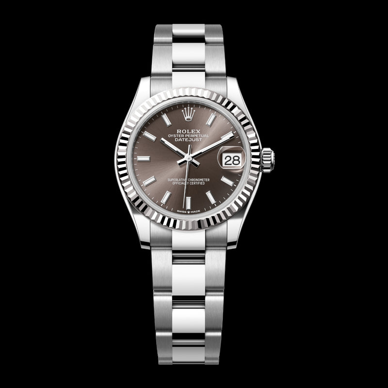 Rolex Datejust 31 278274-0015 Oystersteel & 18k White Gold Dark Grey Dial Oyster Bracelet