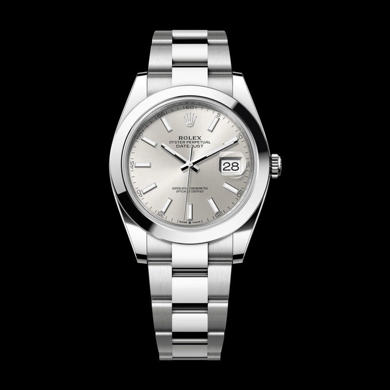 Rolex Datejust 41 mm Silver Dial Oystersteel Oyster Bracelet 126300-0003