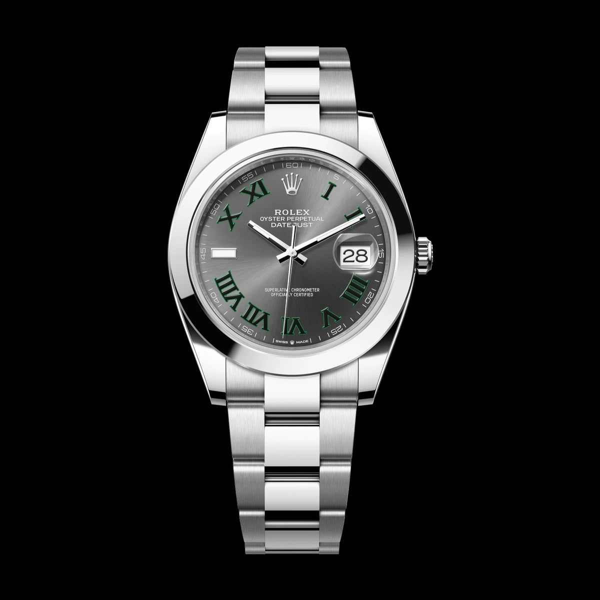 Rolex Datejust 41 mm Slate Dial Oystersteel Oyster Bracelet 126300-0013