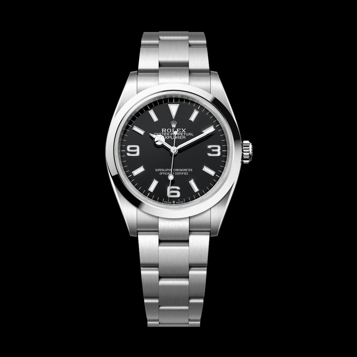 Rolex Explorer 36 124270-0001 Oystersteel Black Dial Oyster Bracelet