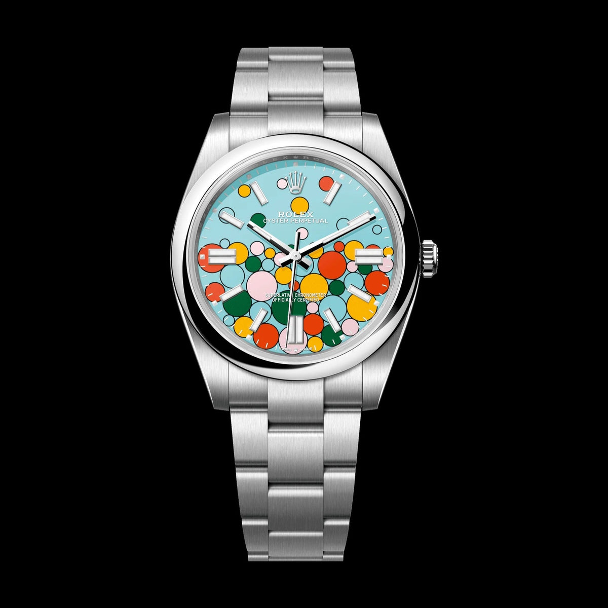 Rolex Oyster Perpetual 41 mm Celebration Dial Oystersteel Oyster Bracelet 124300-0008