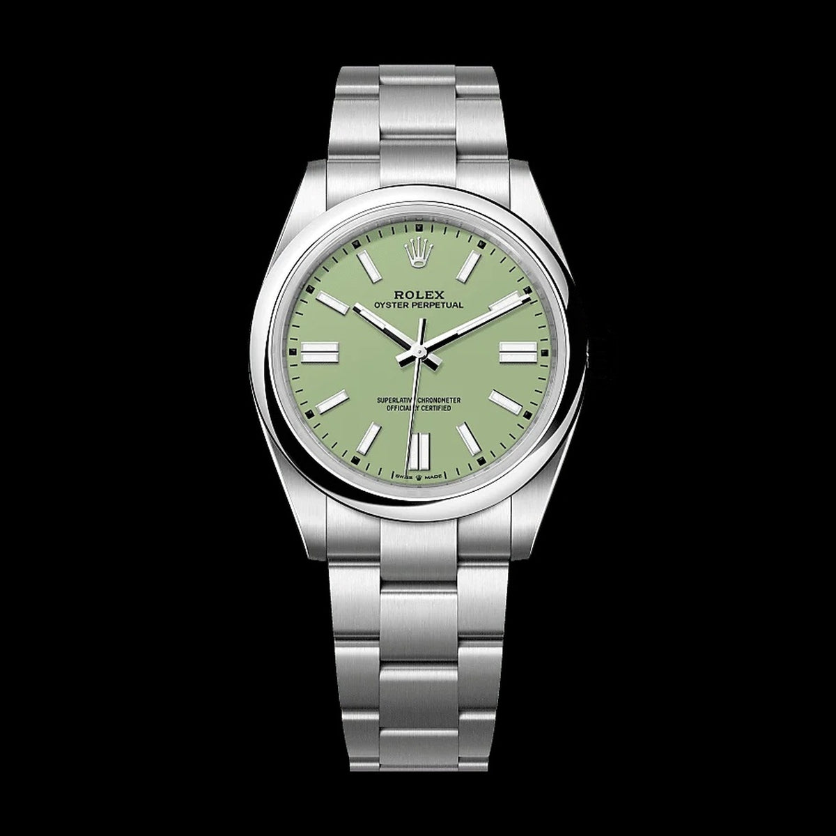 Rolex Oyster Perpetual 41mm Pistachio-Green Dial Oystersteel 134300