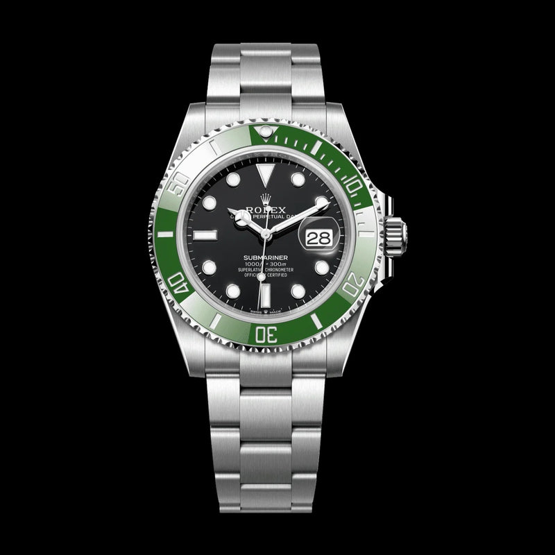 Rolex Submariner Starbucks Date 41 mm Black Dial Oystersteel Oystersteel Bracelet 126610lv-0002