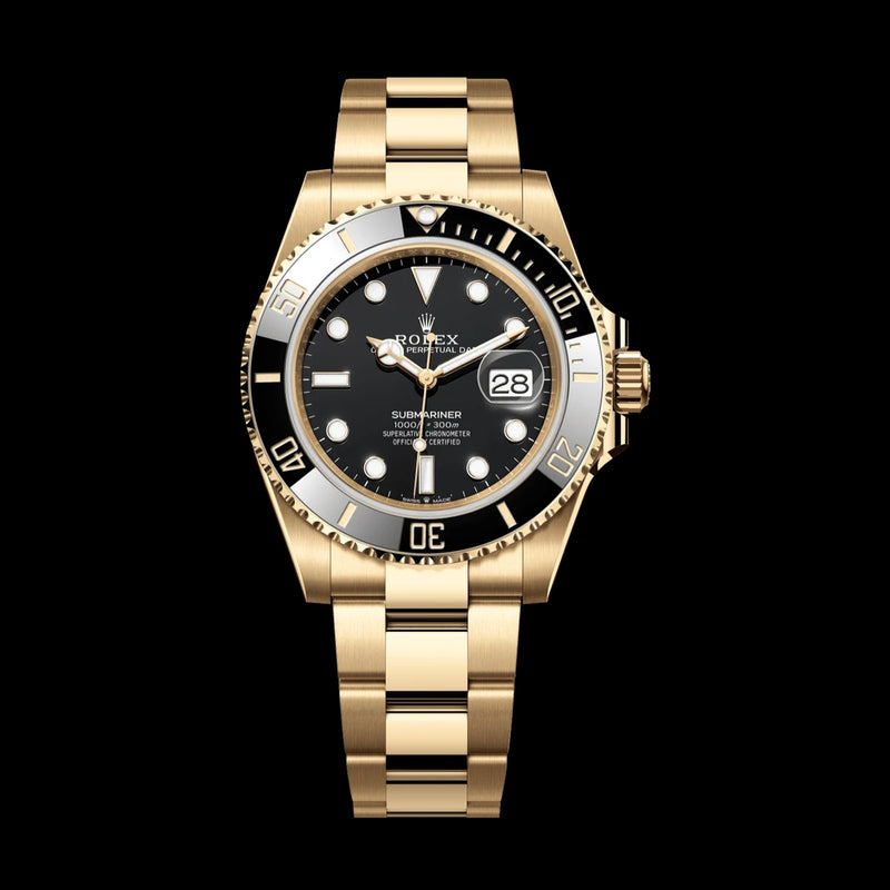 Rolex Submariner Date 126618LN: 18k Yellow Gold, Black Dial, Oyster Bracelet
