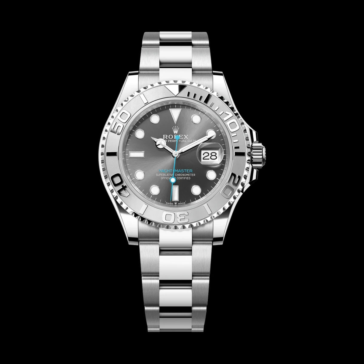 Rolex Yacht-Master 126622: Oystersteel & Platinum, Slate Dial